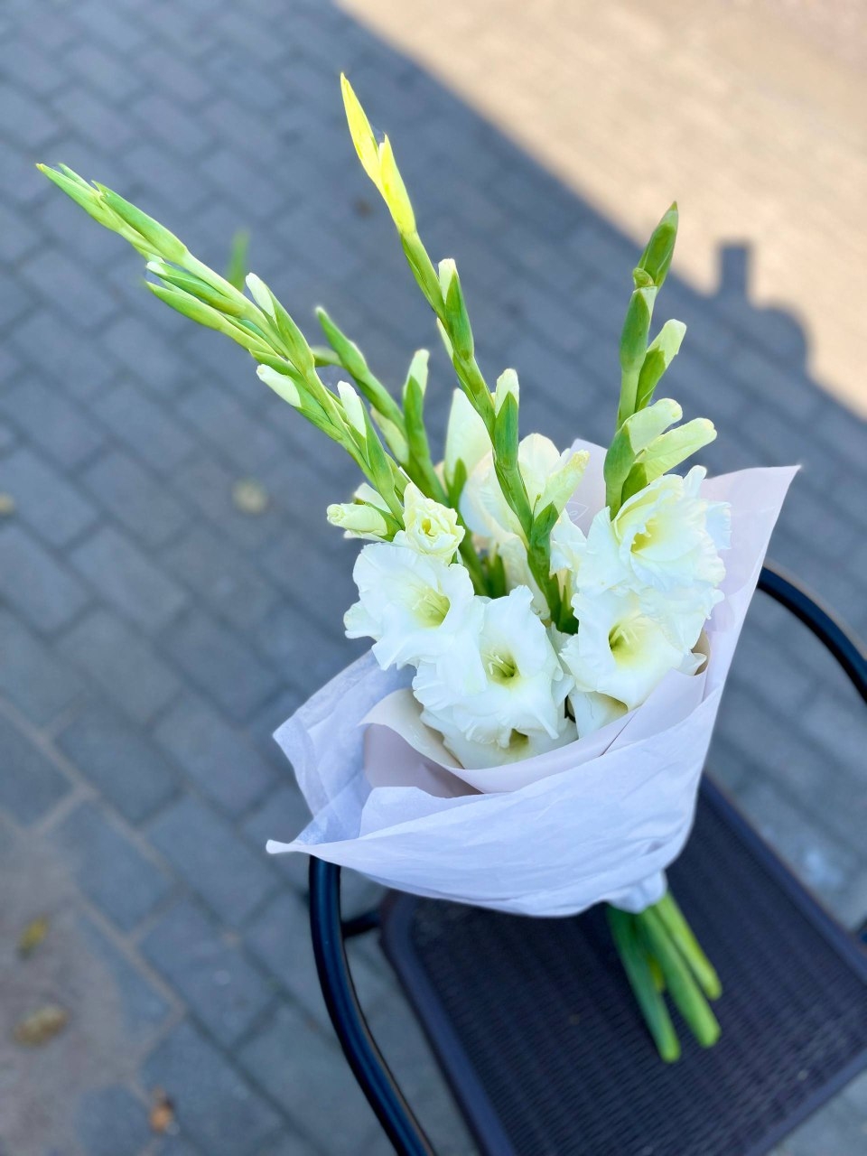 Букет из гладиолусов