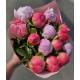 Букет из 15 пионов